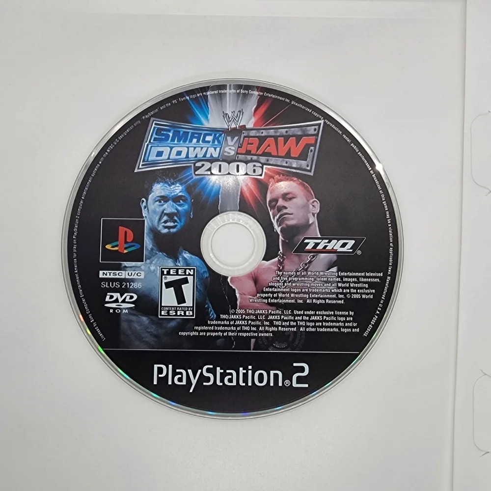 WWE SmackDown vs. Raw 2006 (Sony PlayStation 2, 2005) CIB - Picture 6 of 11